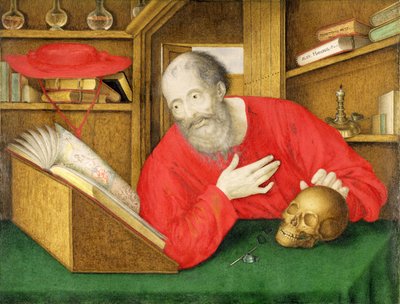 St. Jerome in His Study by Alexander Marshal